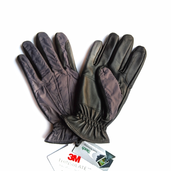 14th & UNION Men's 3M Thinsulate Touchscreen Glove Grey - Picture 2 of 2